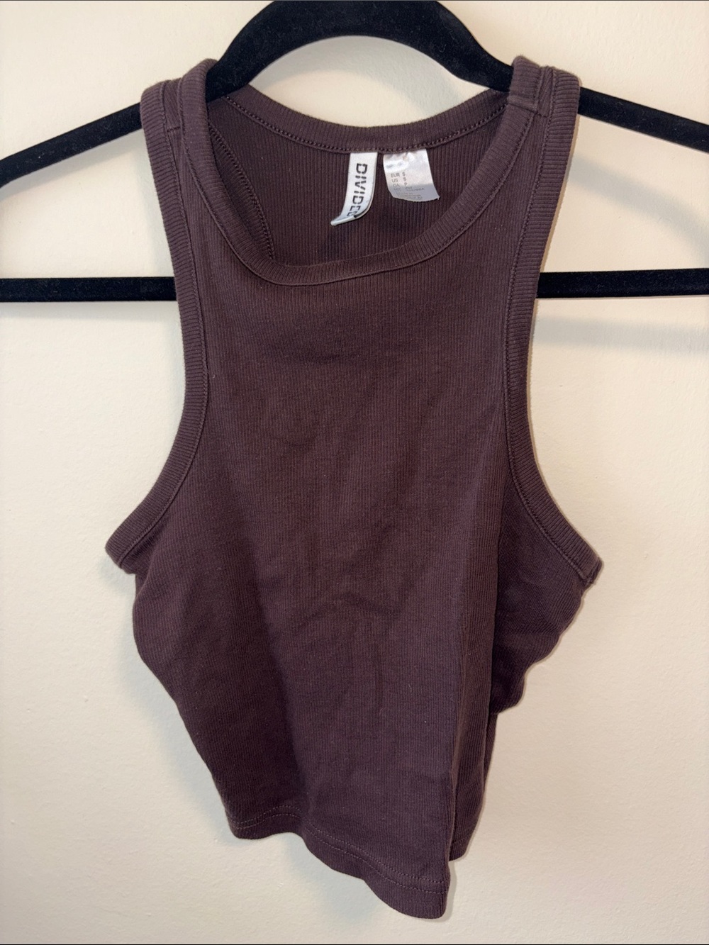 H&M Brown Ribbed Tank Top - Picture 1 of 4